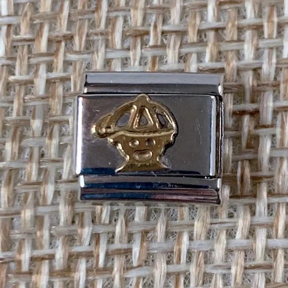 Nomination Stainless Steel Baseball Boy Italian Link Charm - Picture 1 of 2